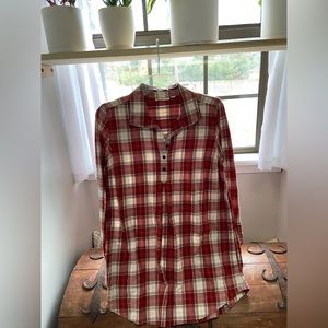 🪴2/$20: J Jill plaid tunic POCKETS ❤️